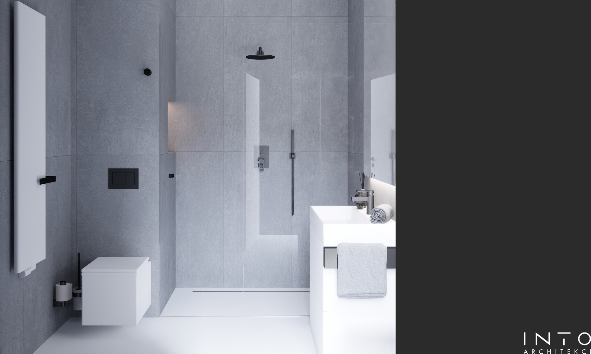 Minimalistyczne mieszkanie 55 m² Warszawa